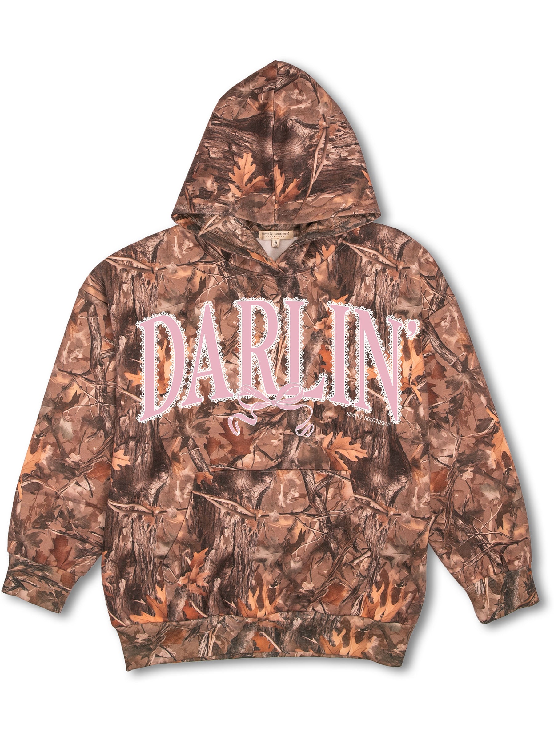 Simply Southern Darlin Camo Long Sleeve Hoodie - SimplyCuteTees