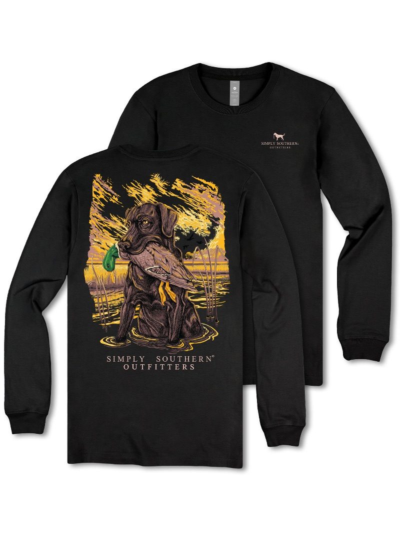 Simply Southern Swamp Dog Long Sleeve Unisex T-Shirt - SimplyCuteTees