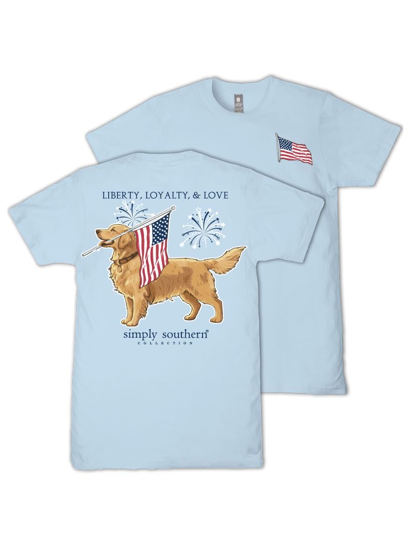Simply Southern USA Loyalty Dog Ice T-Shirt