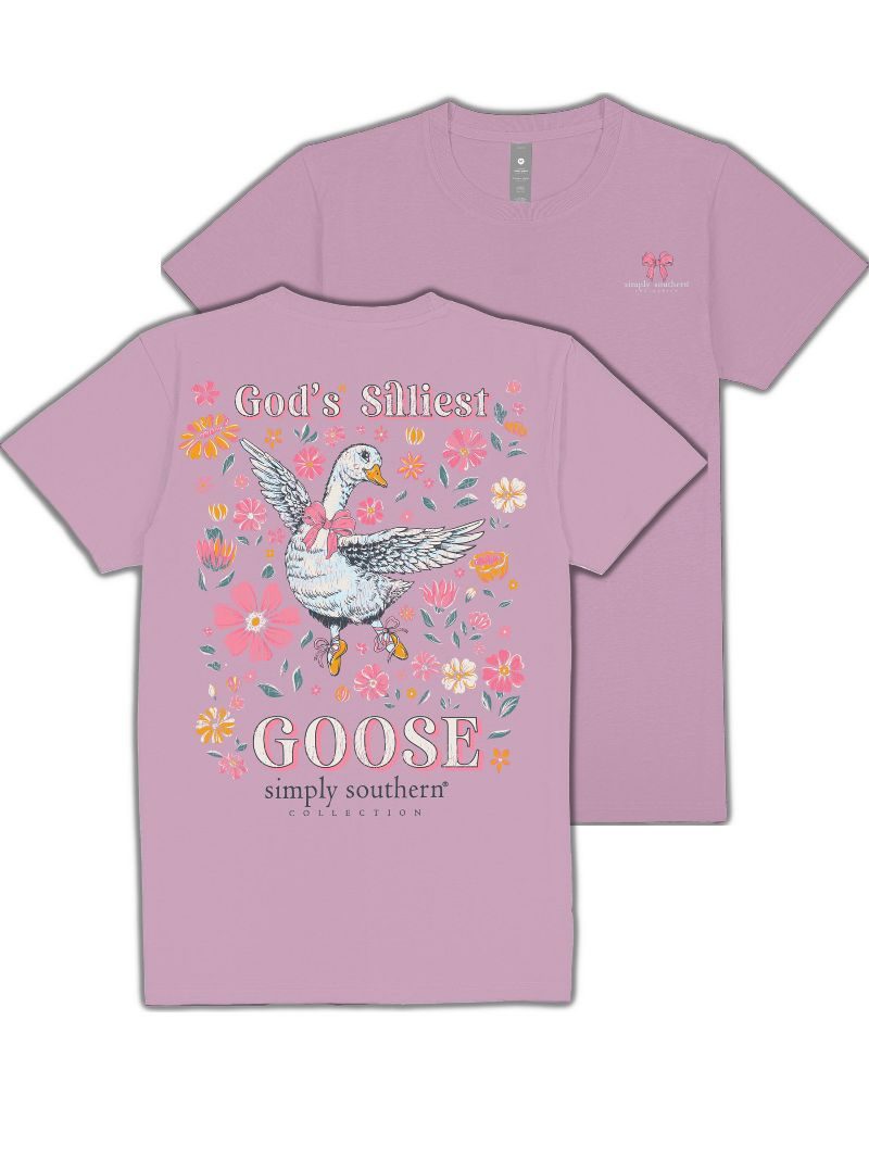 Simply Southern God's Silliest Goose T-Shirt - SimplyCuteTees