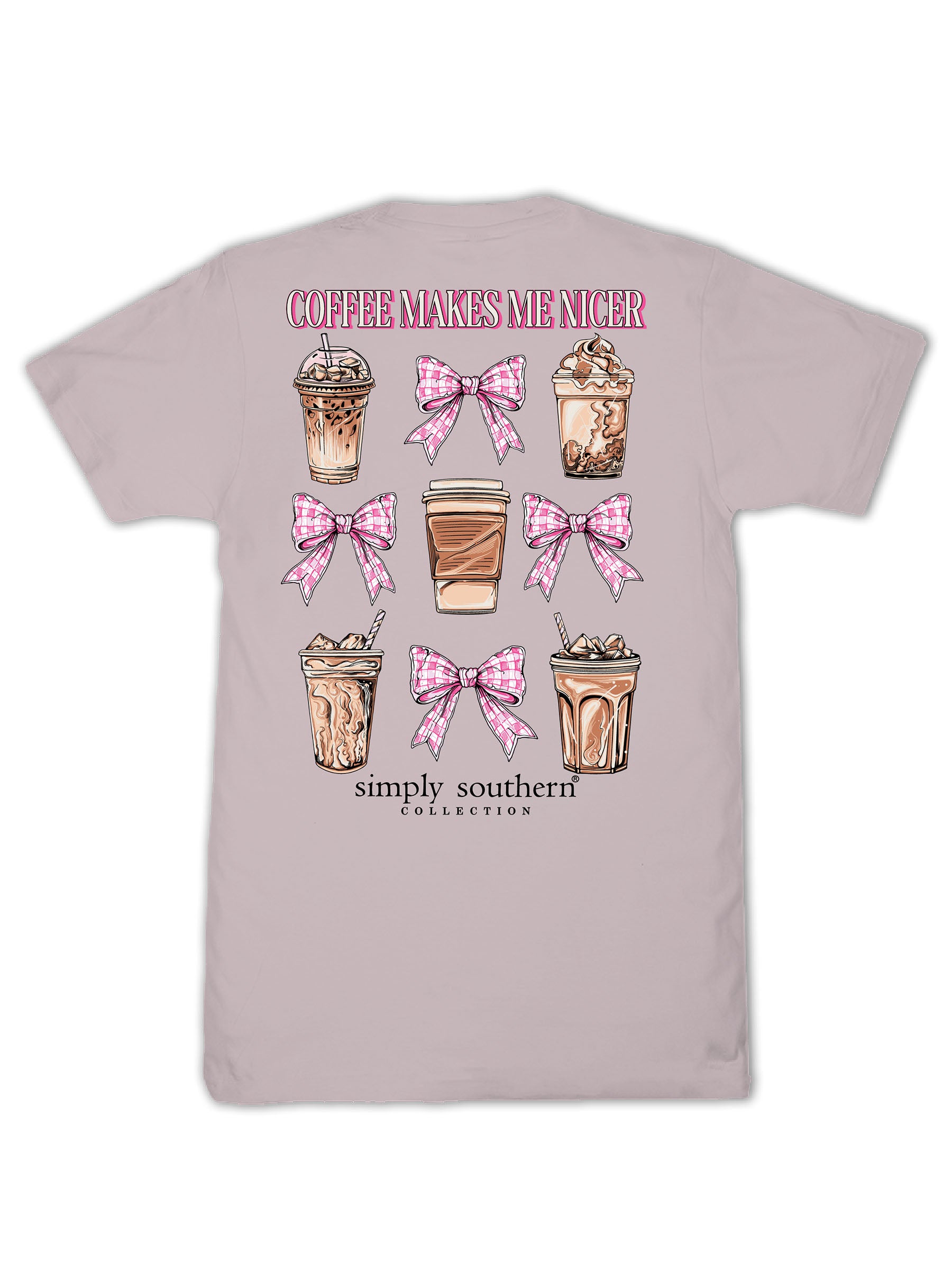 Simply Southern Coffee Nicer Driftwood T-Shirt - SimplyCuteTees