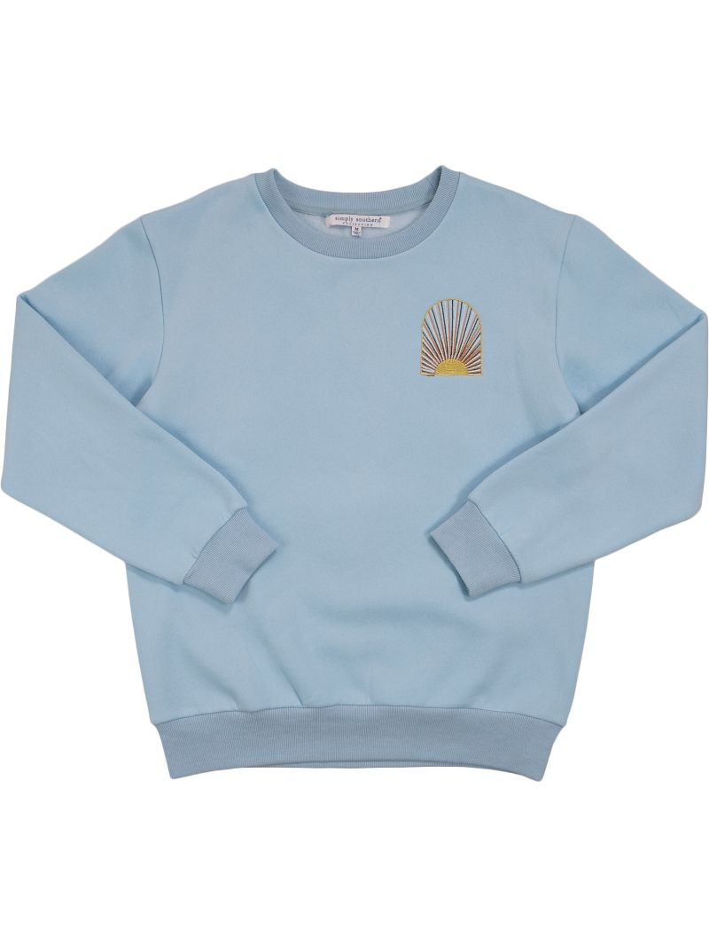 Simply Southern Light Embroidered Long Sleeve Crew