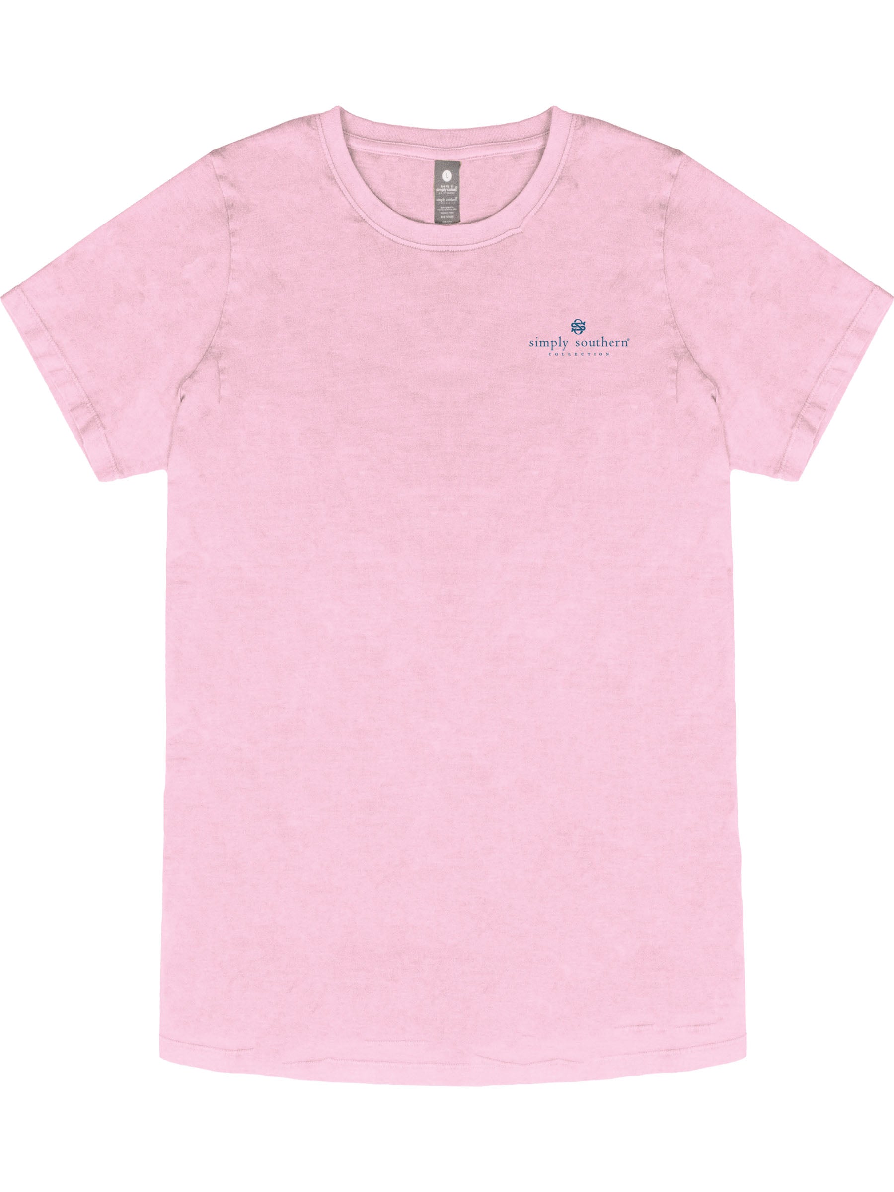 Simply Southern Dilly Raccoon Washed Pink T-Shirt - SimplyCuteTees