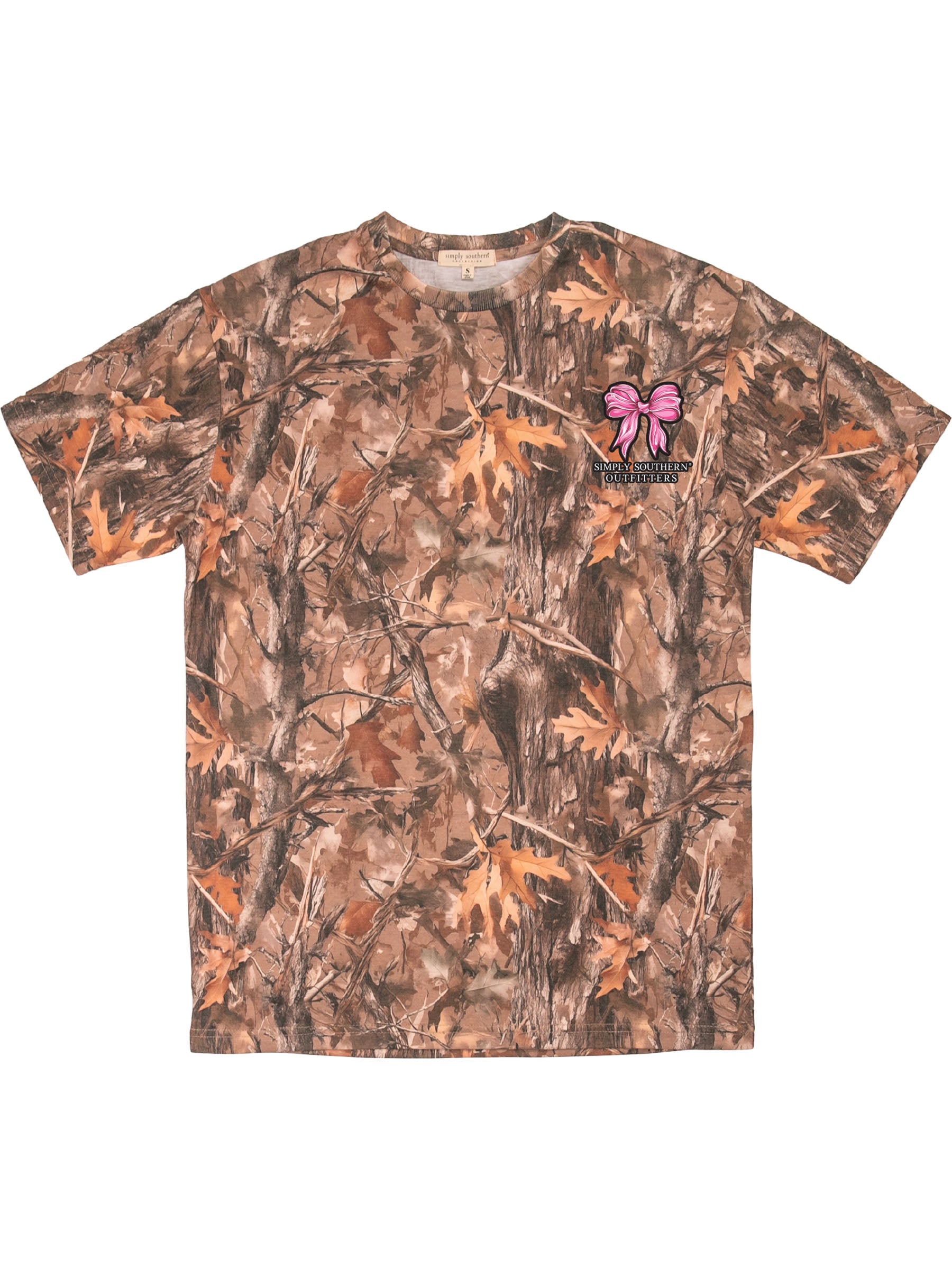 Simply Southern Pink Bows Camo T-Shirt - SimplyCuteTees