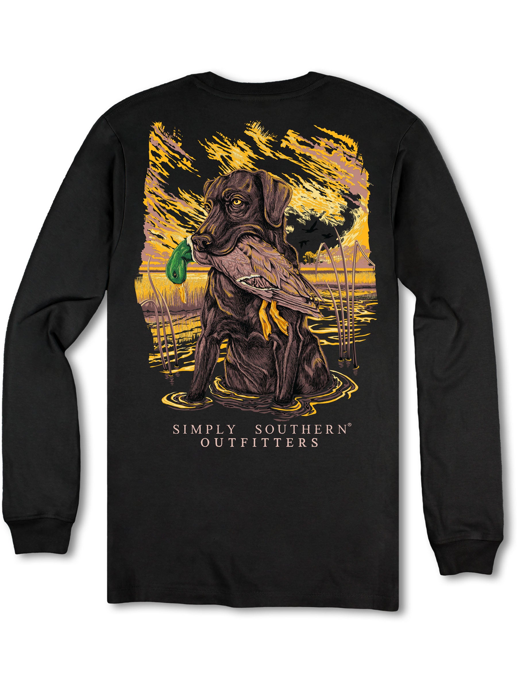Simply Southern Swamp Dog Long Sleeve Unisex T-Shirt - SimplyCuteTees