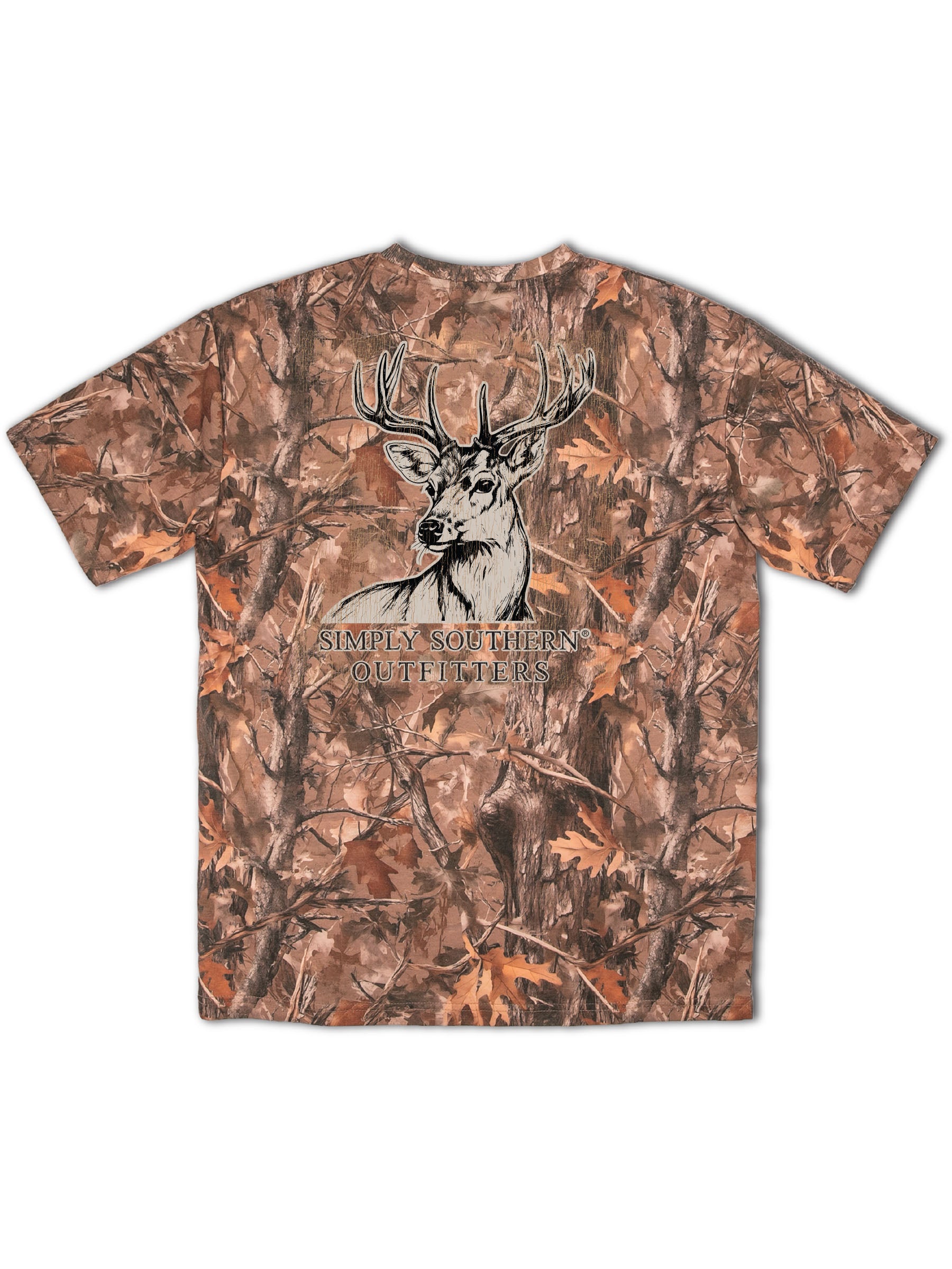 Simply Southern Country Deer Camo Unisex T-Shirt - SimplyCuteTees