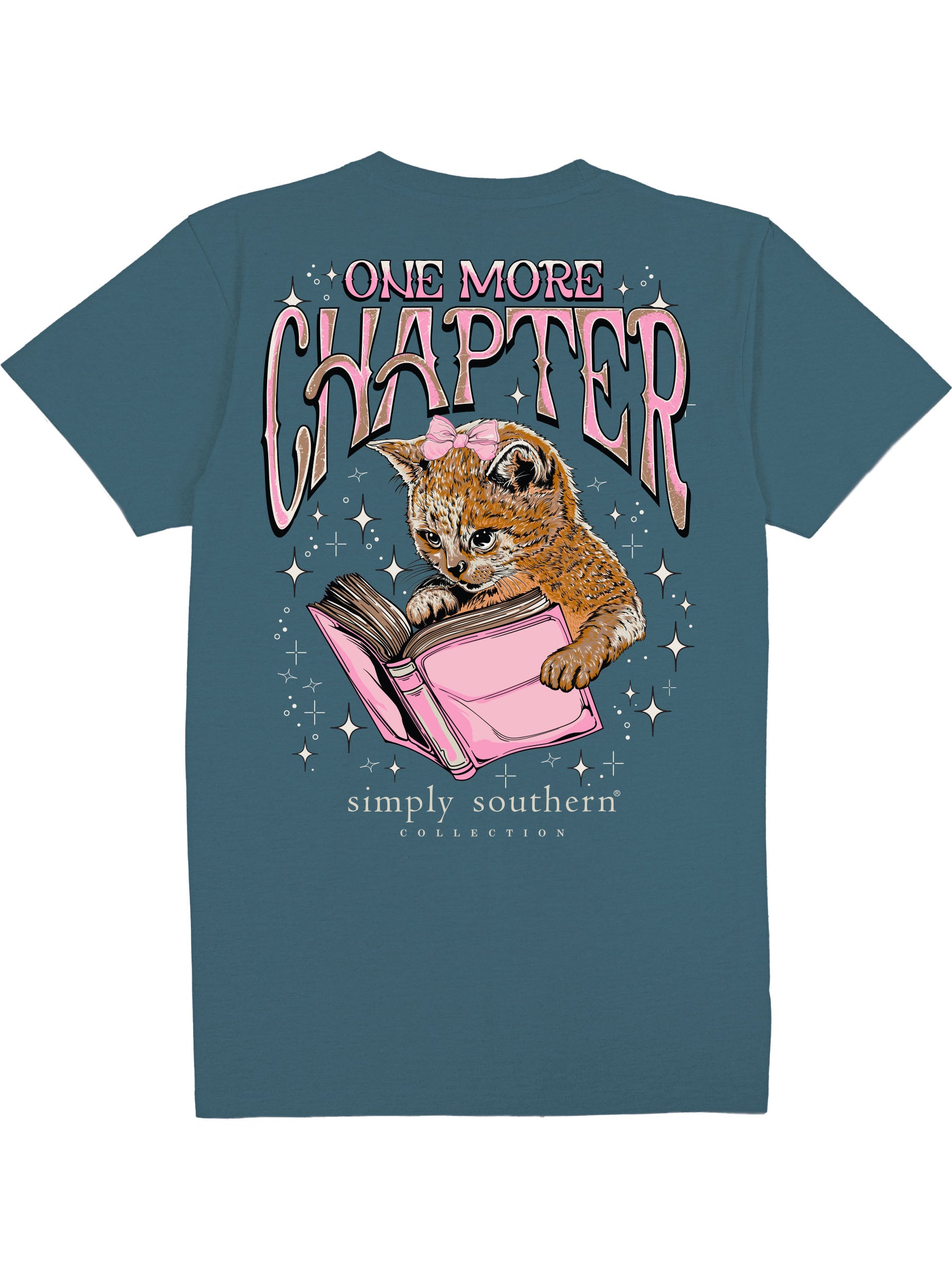 Simply Southern One More Chapter Cat T-Shirt - SimplyCuteTees