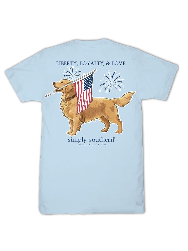 Simply Southern USA Loyalty Dog Ice T-Shirt