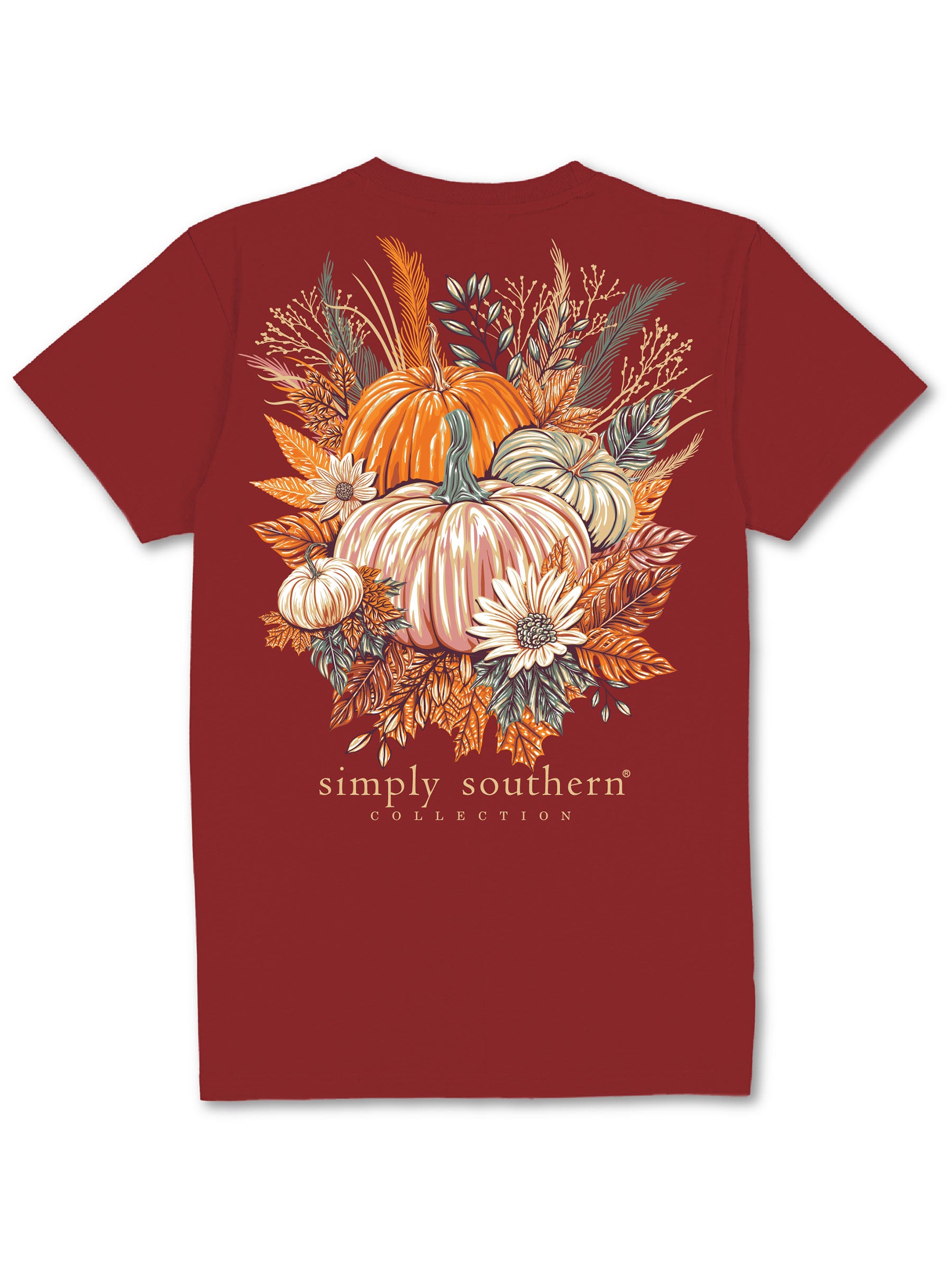 Simply Southern Harvest Pumpkins Fall T-Shirt - SimplyCuteTees
