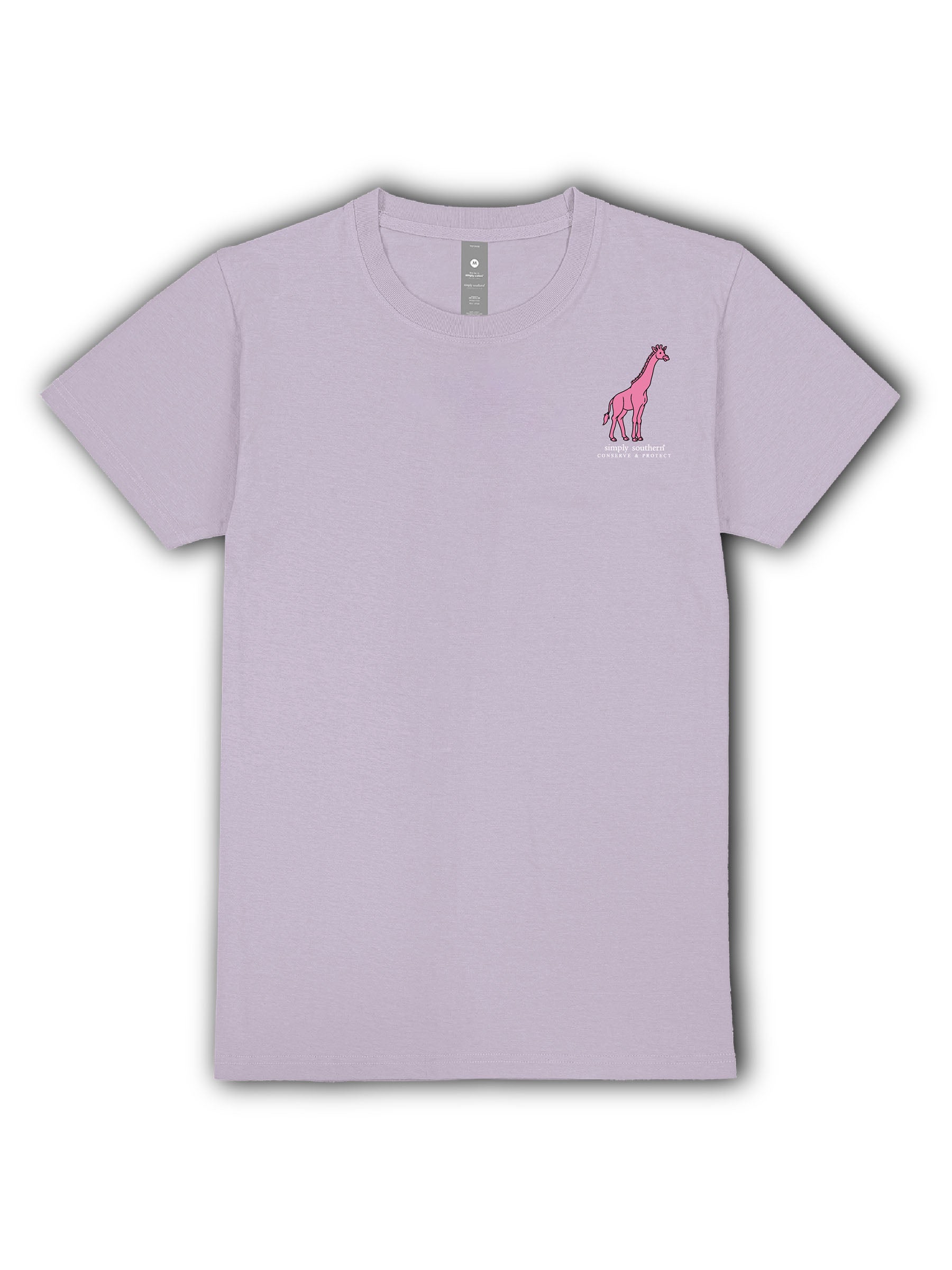 Simply Southern Giraffe Tracker Bloom T-Shirt - SimplyCuteTees