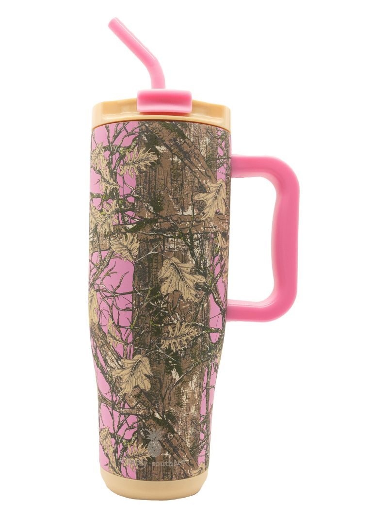 Simply Southern Preppy Patterns Tumbler 40 oz Cup With Straw - SimplyCuteTees