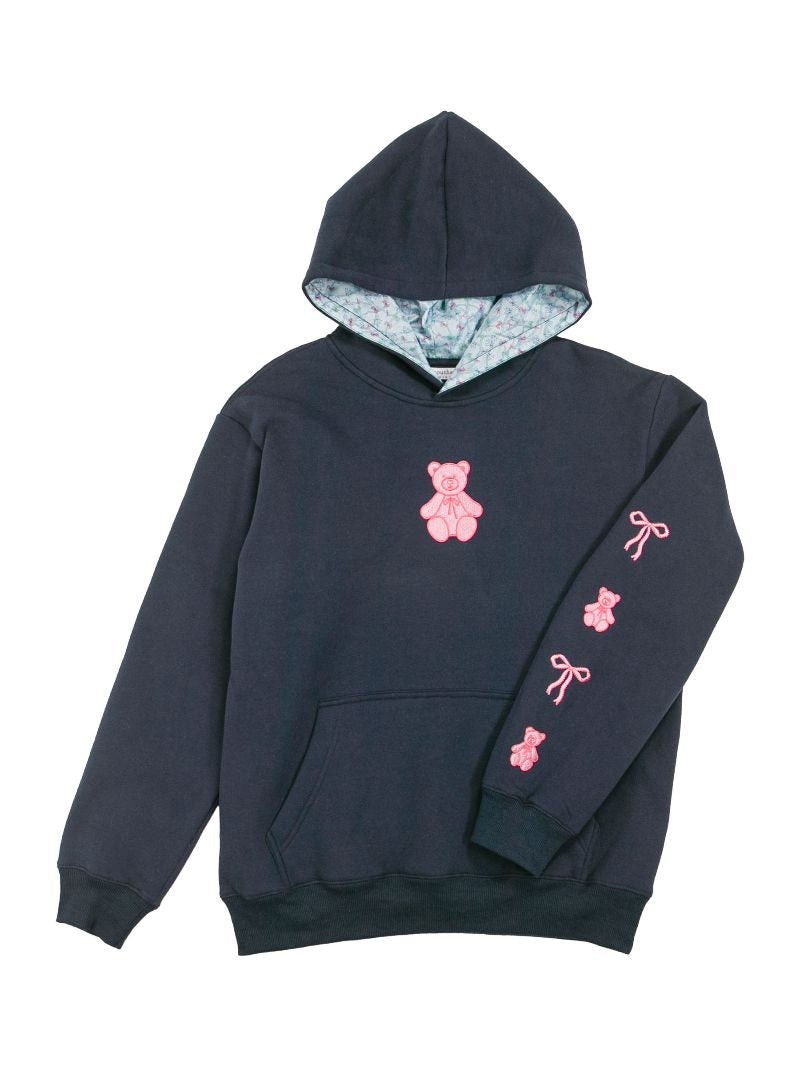Simply Southern Bear Embroidered Long Sleeve Hoodie