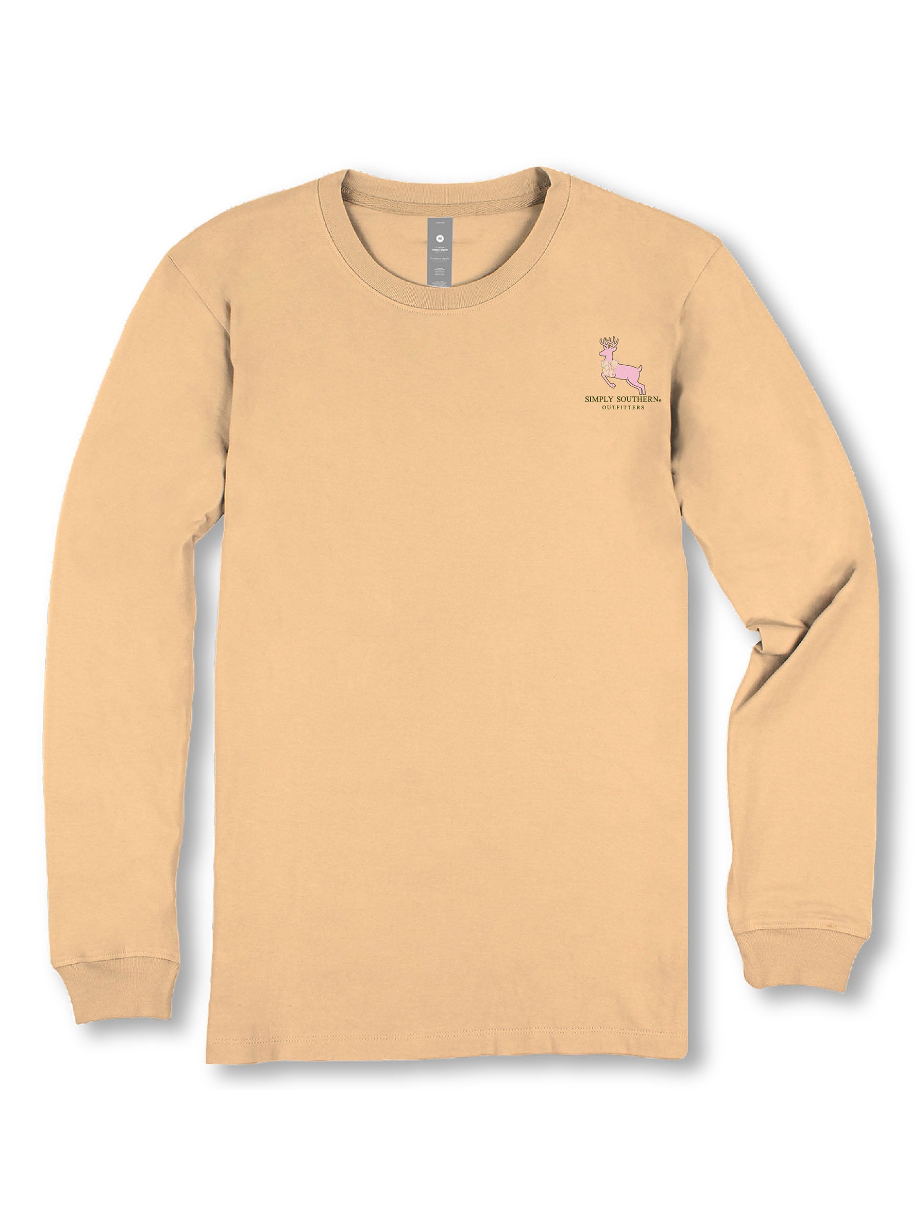 Simply Southern Pink Camo Deer Long Sleeve T-Shirt - SimplyCuteTees