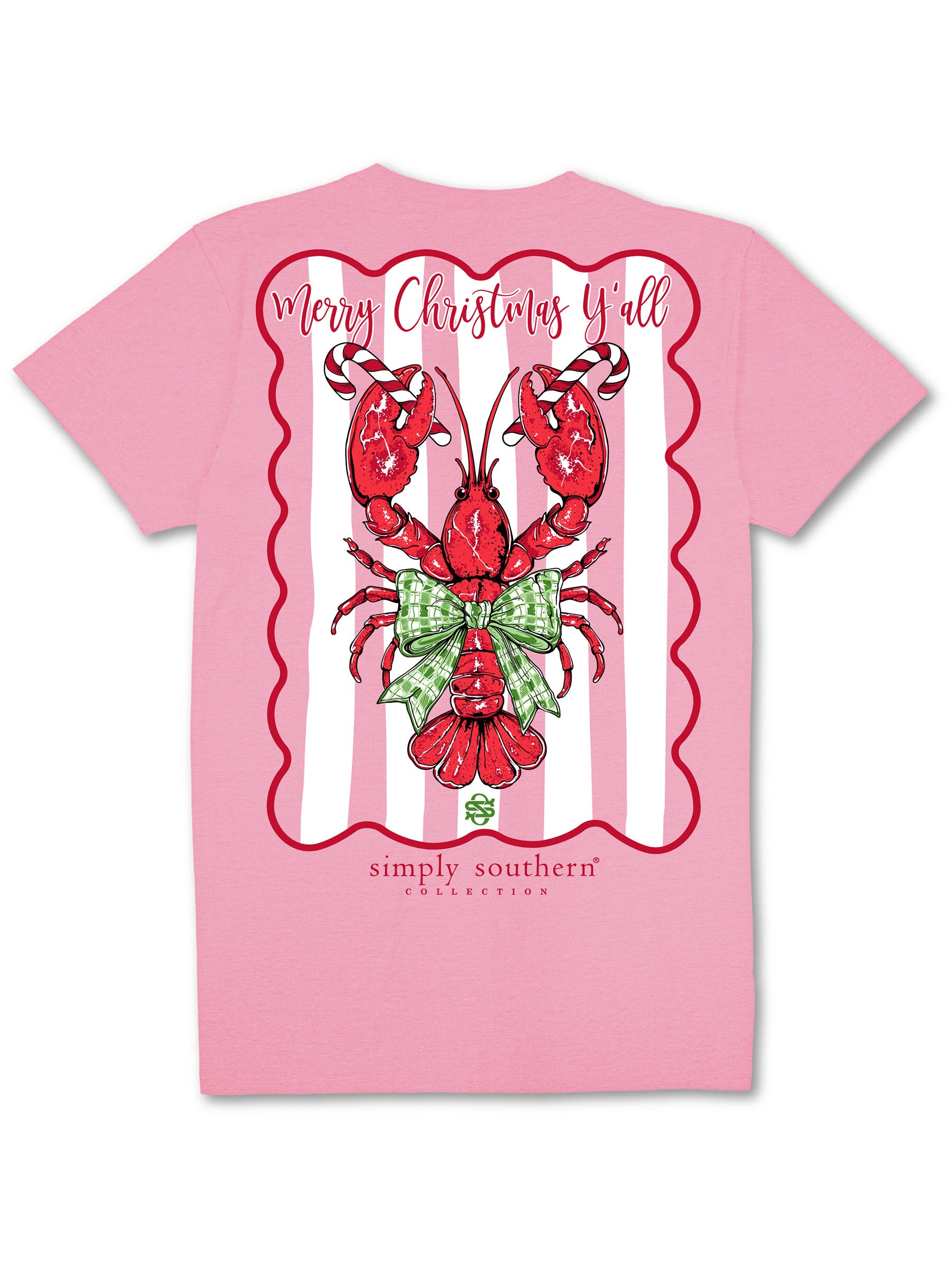 Simply Southern Christmas Lobster Holiday T-Shirt