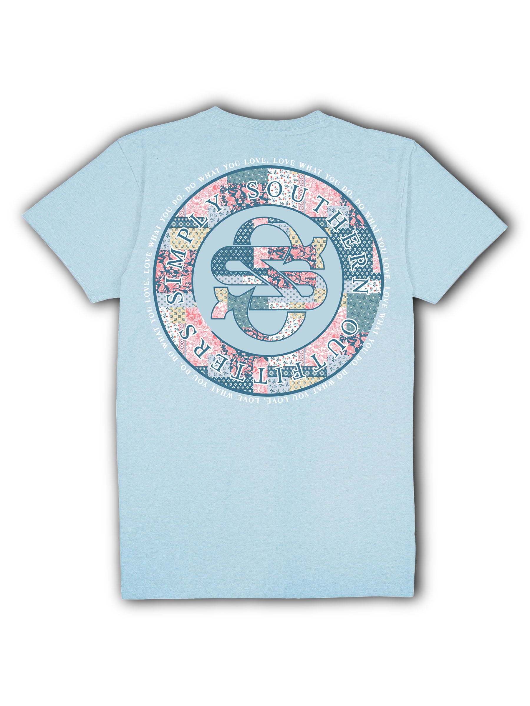 Simply Southern Quilted Logo Patchwork T-Shirt - SimplyCuteTees