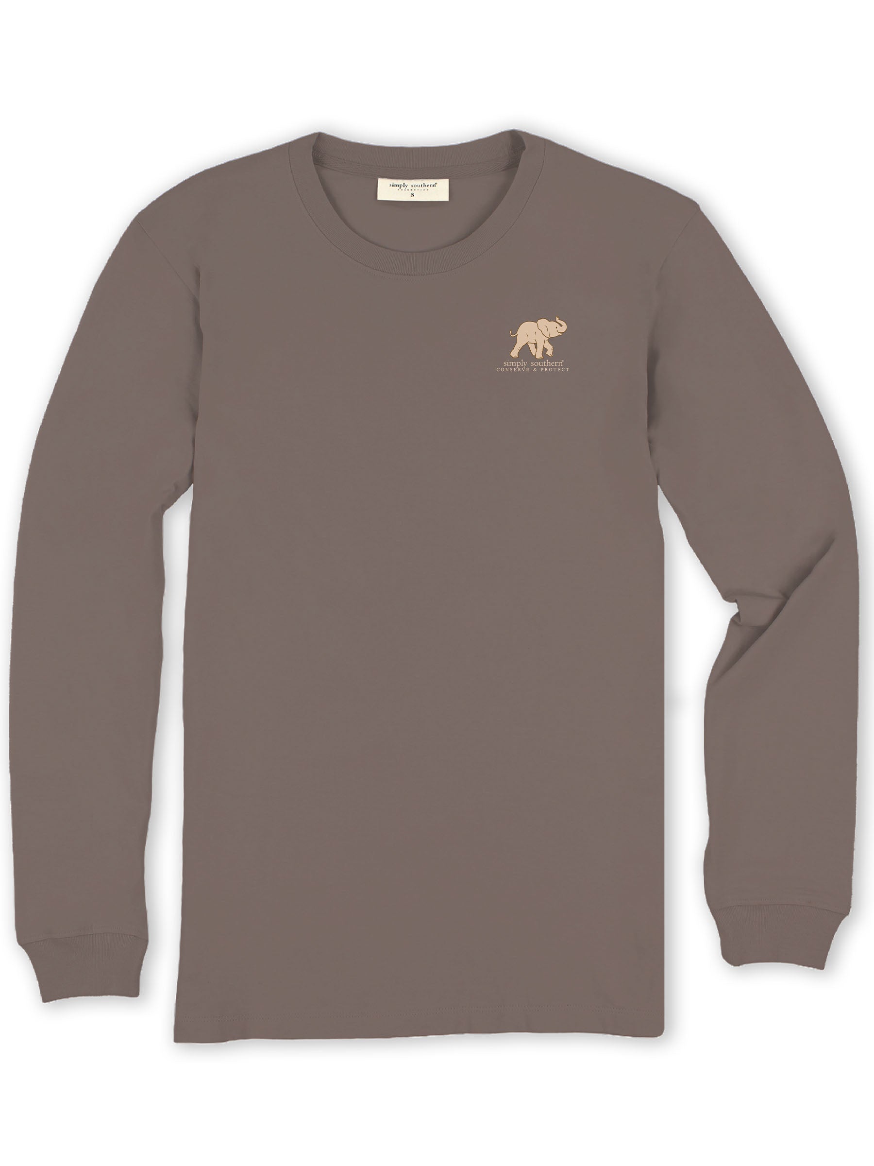 Simply Southern Elephant Tracker Wildflower Long Sleeve T-Shirt