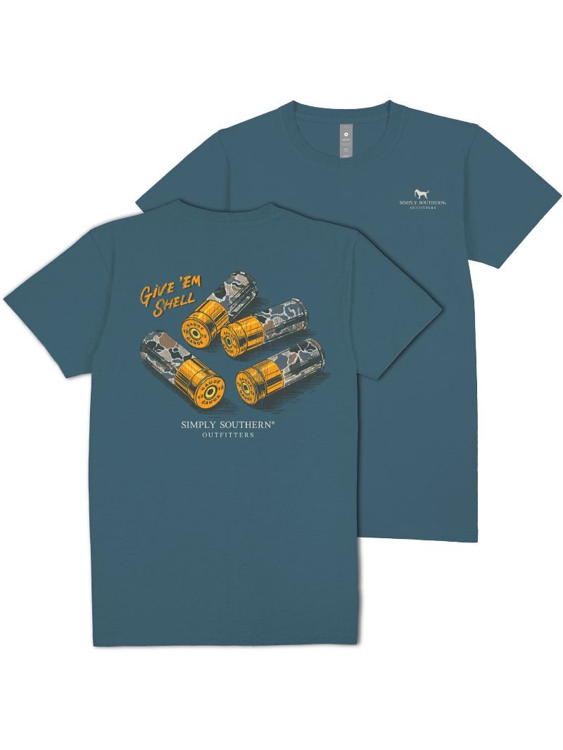 Simply Southern Camo Shells Unisex T-Shirt - SimplyCuteTees