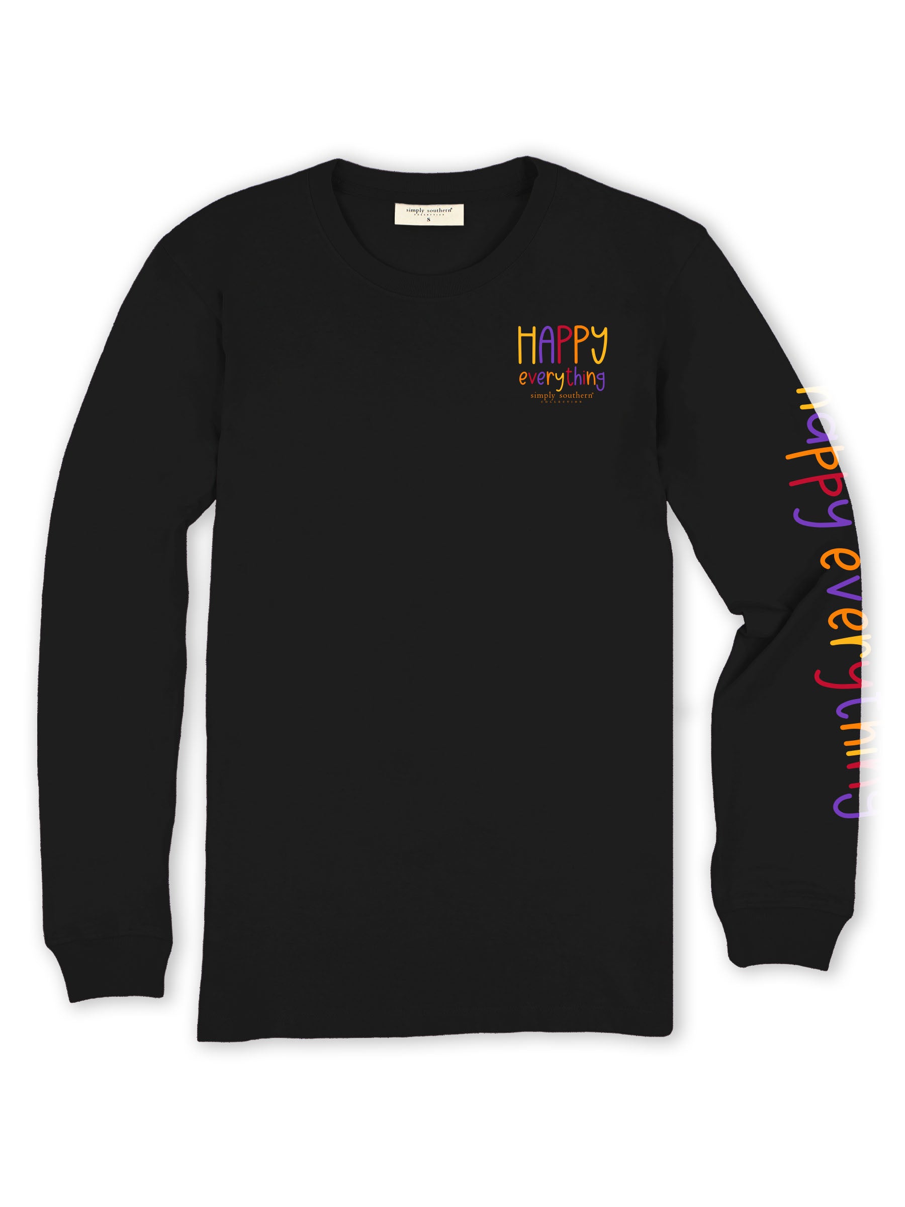 Simply Southern Happy Everything Fall Holiday Long Sleeve T-Shirt