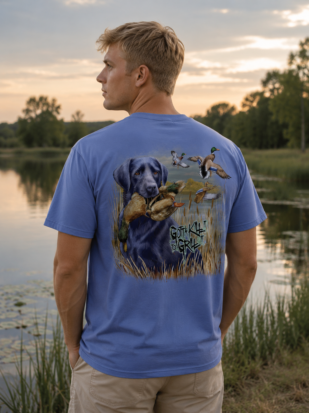 Gotta Kill It To Grill It Lab Duck Unisex T-Shirt