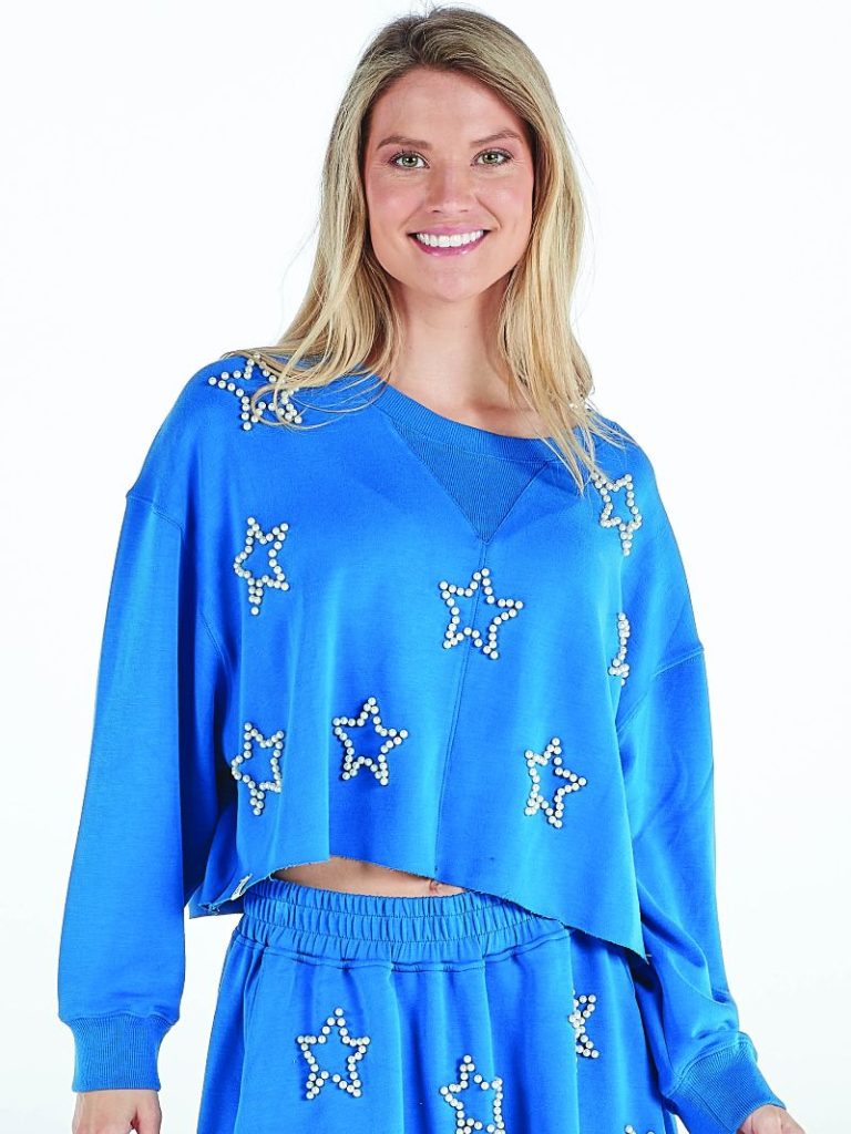 Simply Southern Classic Piper Stars Pullover &amp; Skort