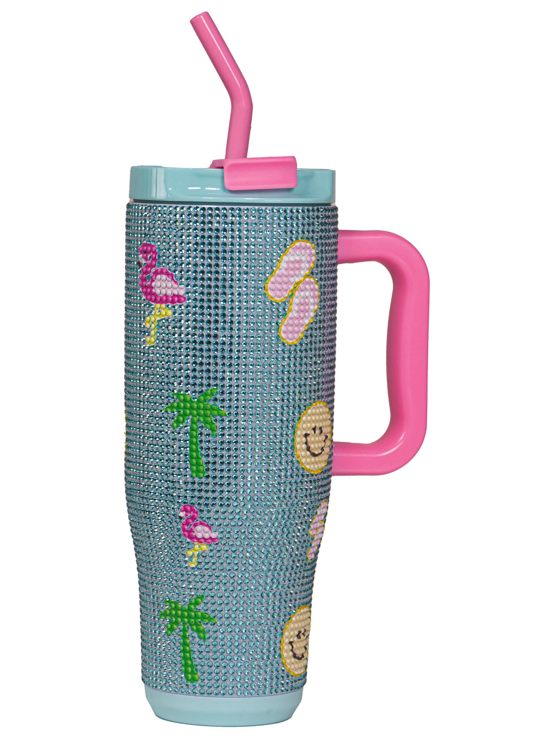 Simply Southern Preppy Patterns Tumbler 40 oz Cup With Straw - SimplyCuteTees