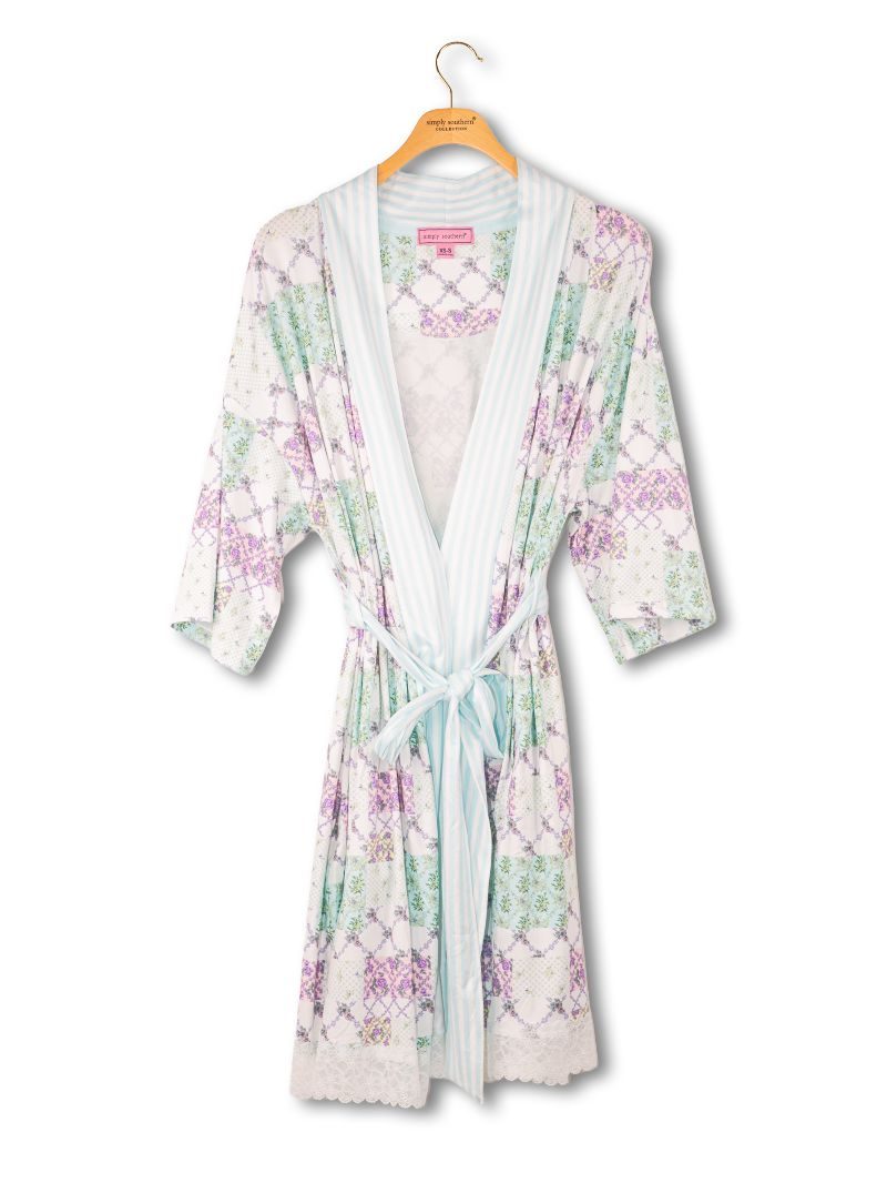 Simply Southern 0126 Soft Pj Lounge Robe - SimplyCuteTees