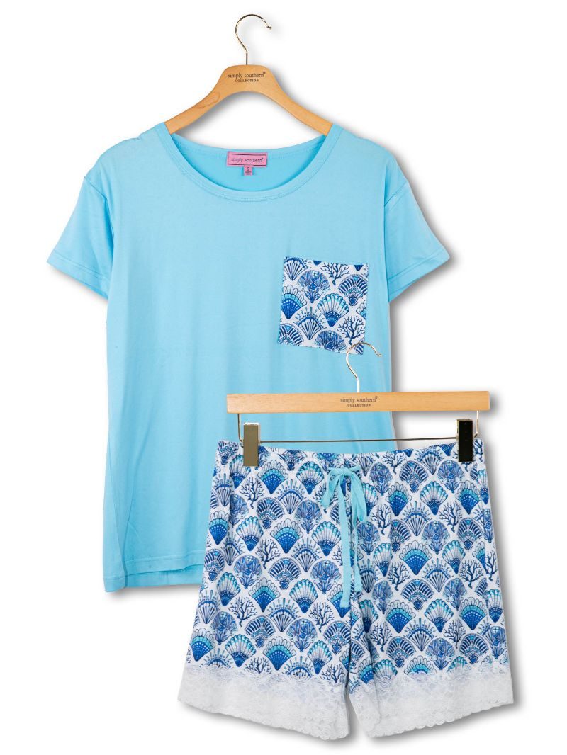 Simply Southern 0126 Soft T-Shirt &amp; Shorts Pj Set - SimplyCuteTees