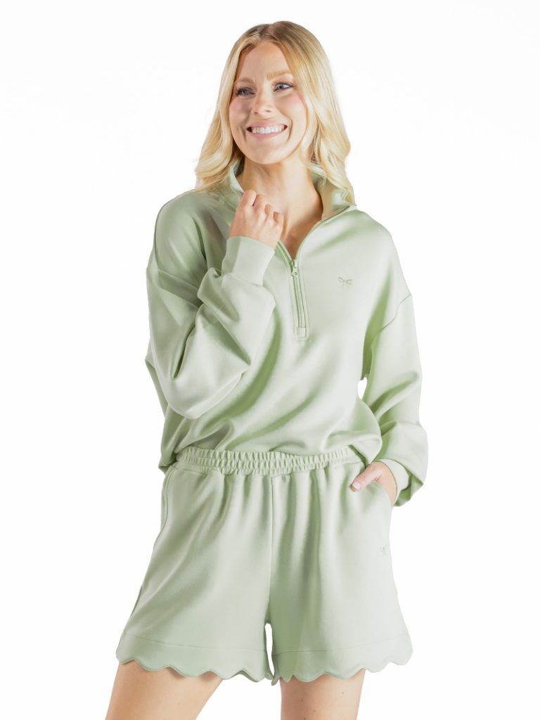 Simply Southern 0126 Scalloped Lounge Shorts