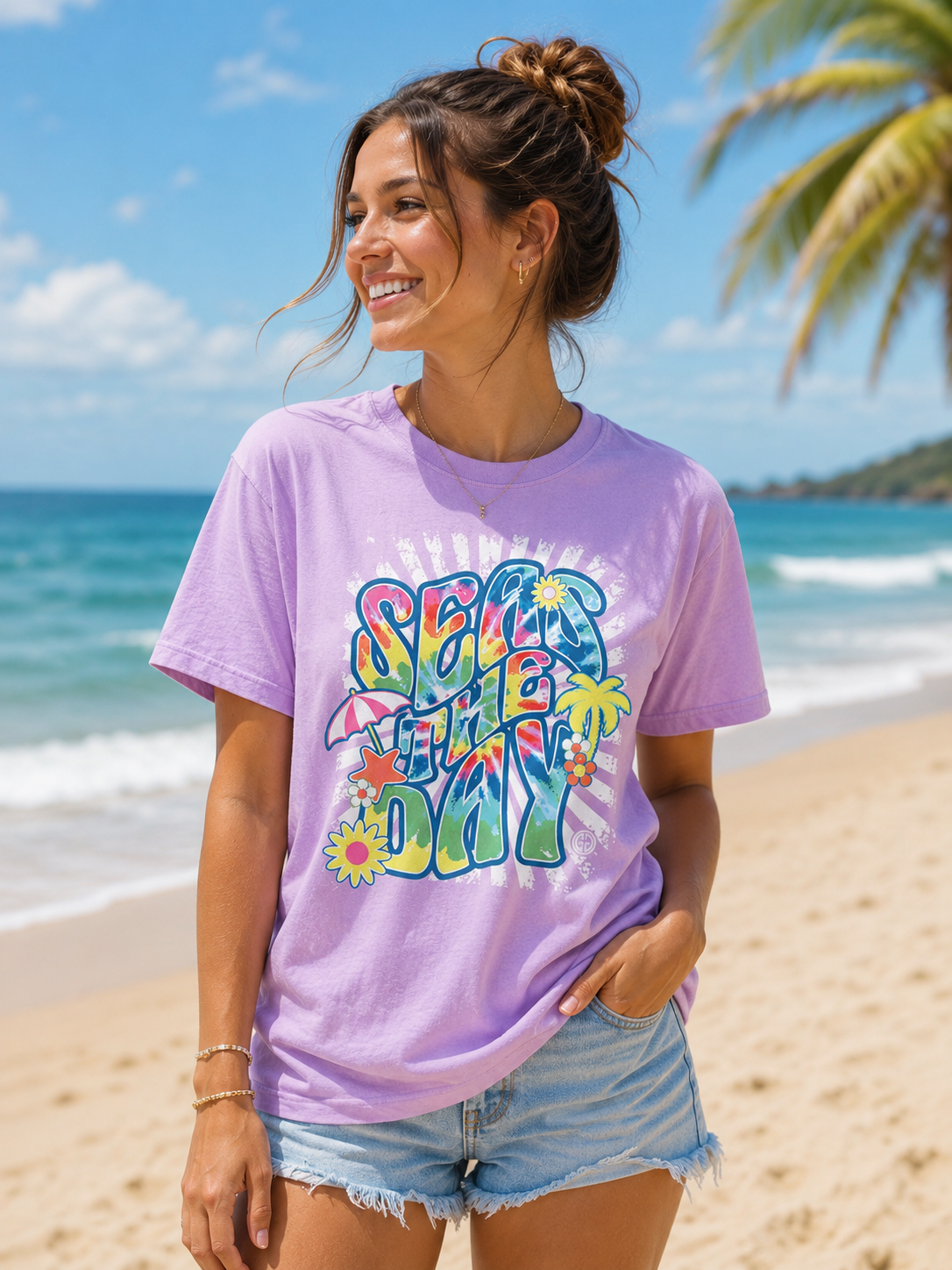 Girlie Girl Originals Seas The Day T-Shirt