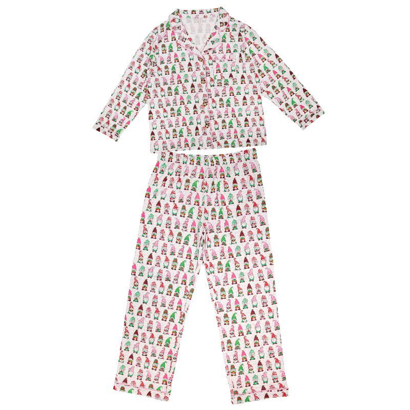 Simply Southern Holiday Button PJ Pants &amp; T-Shirt Set