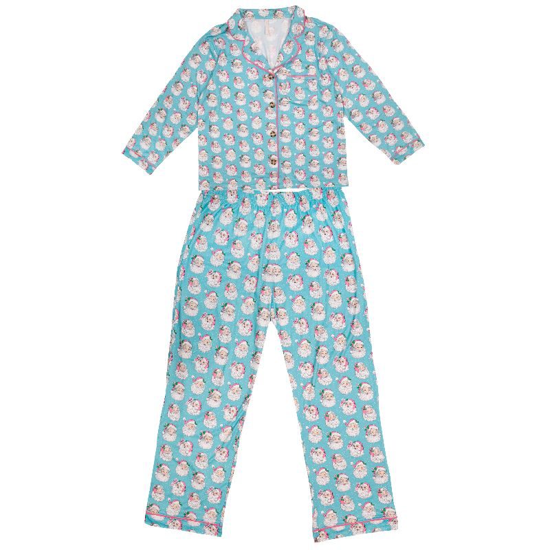Simply Southern Holiday Button PJ Pants &amp; T-Shirt Set