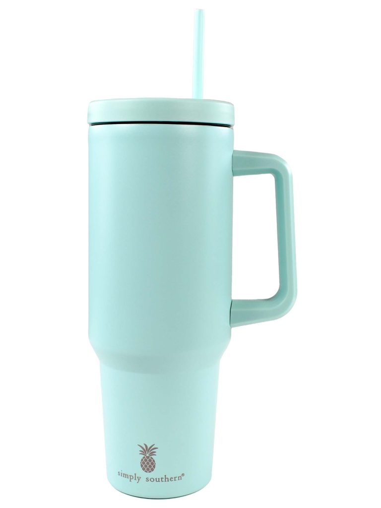 Simply Southern Preppy Patterns Tumbler 40 oz Cup With Straw - SimplyCuteTees