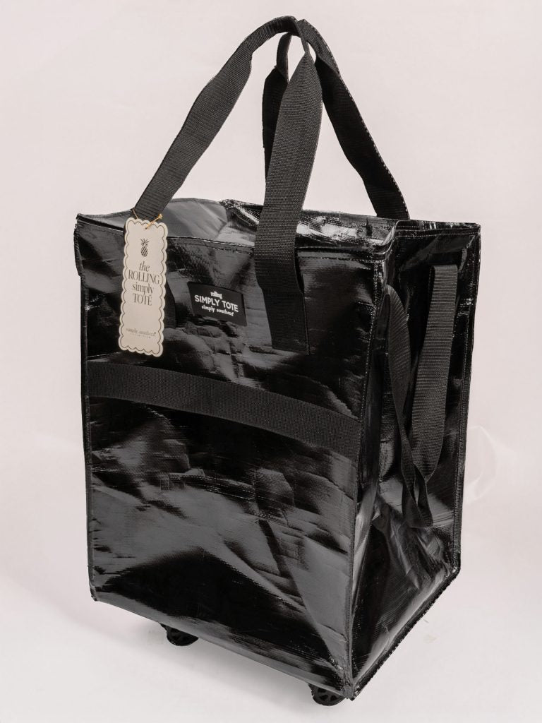 Simply Southern Solid Large Rolling Tote Bag - SimplyCuteTees