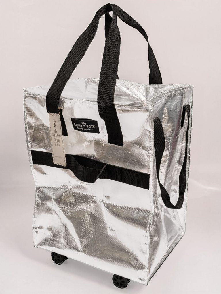 Simply Southern Solid Large Rolling Tote Bag - SimplyCuteTees