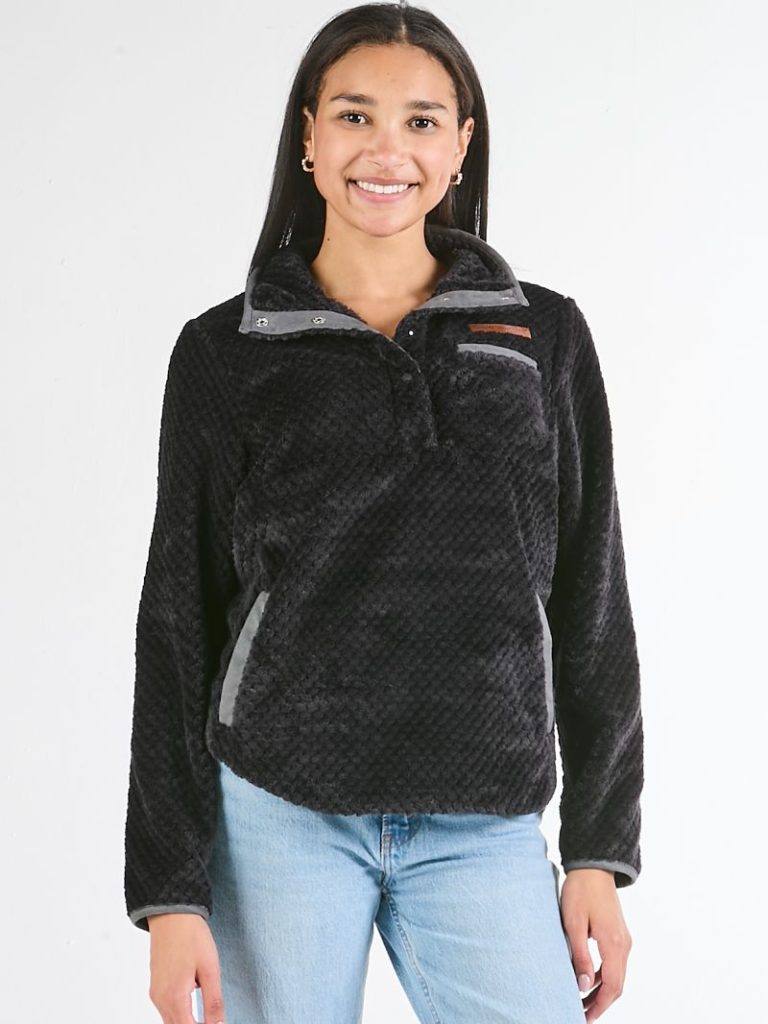 Simply Southern 0225 Long Sleeve Soft Sherpa Pullover Sweatshirt - SimplyCuteTees