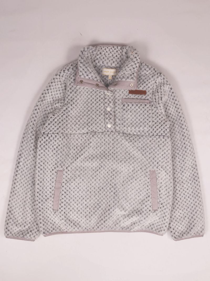 Simply Southern 0225 Long Sleeve Soft Sherpa Pullover Sweatshirt - SimplyCuteTees