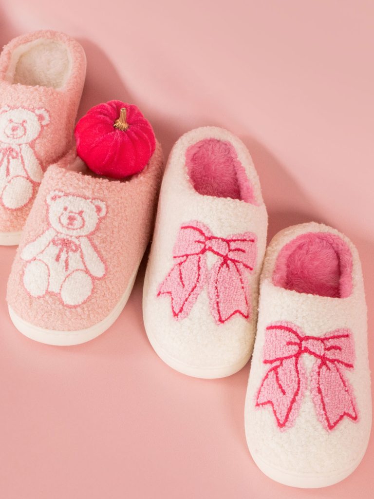 Simply Southern Preppy 0225 Pattern Super Soft Slippers - SimplyCuteTees