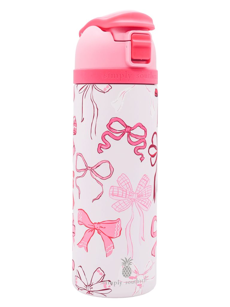 Simply Southern Preppy Patterns Tumbler 24 oz Water Bottle - SimplyCuteTees