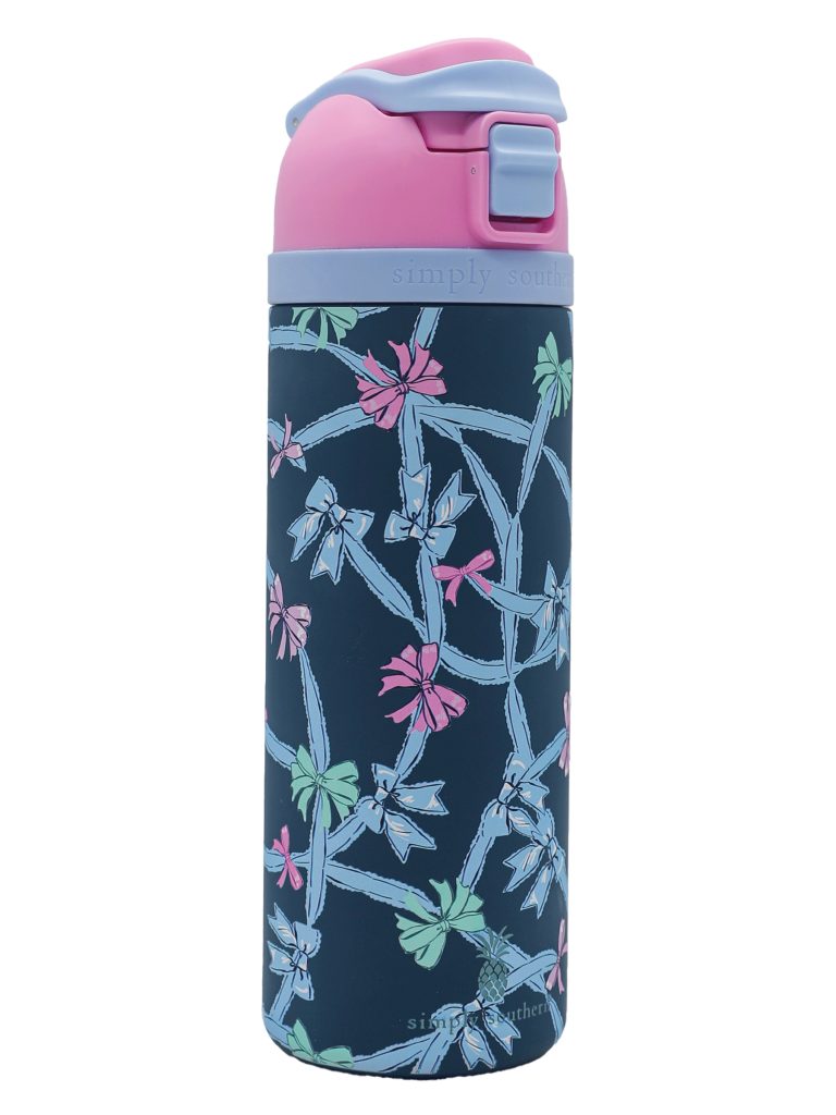 Simply Southern Preppy Patterns Tumbler 24 oz Water Bottle - SimplyCuteTees