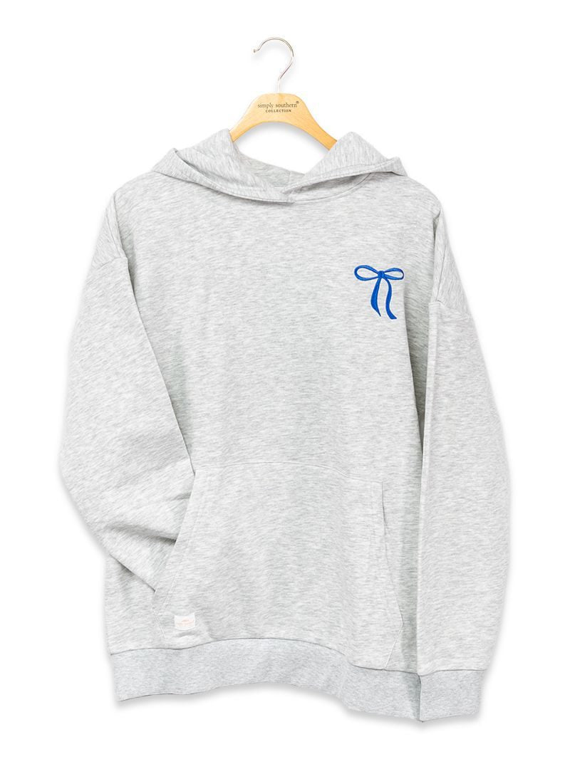 Simply Southern Bow Wild Boots Alice Long Sleeve Hoodie