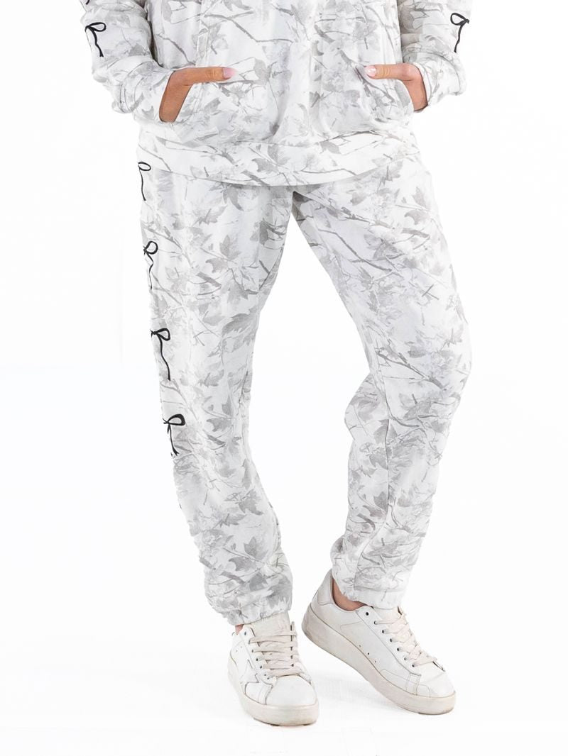 Simply Southern 0226 White Camo Alice Lounge Pants