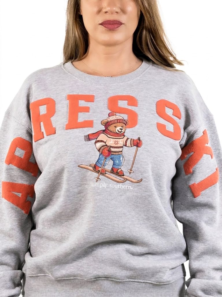 Simply Southern Apres Ski Long Sleeve Crew Sweatshirt