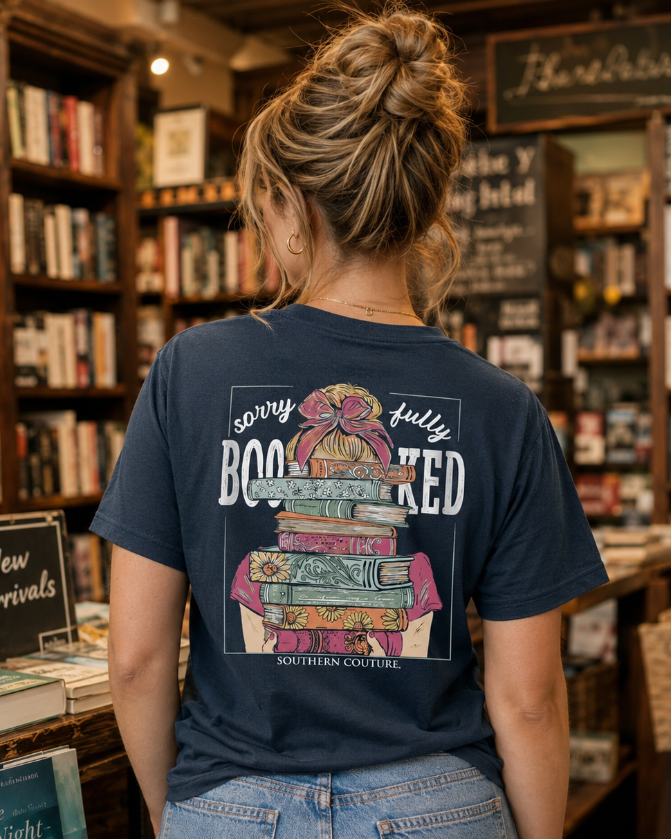 Southern Couture Classic Sorry Fully Booked Blue Dusk T-Shirt