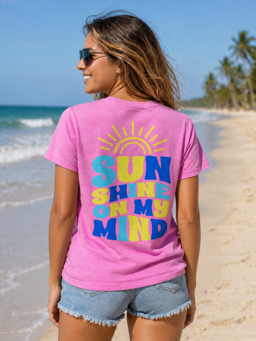 Southern Chics Sunshine On My Mind Comfort Colors T-Shirt