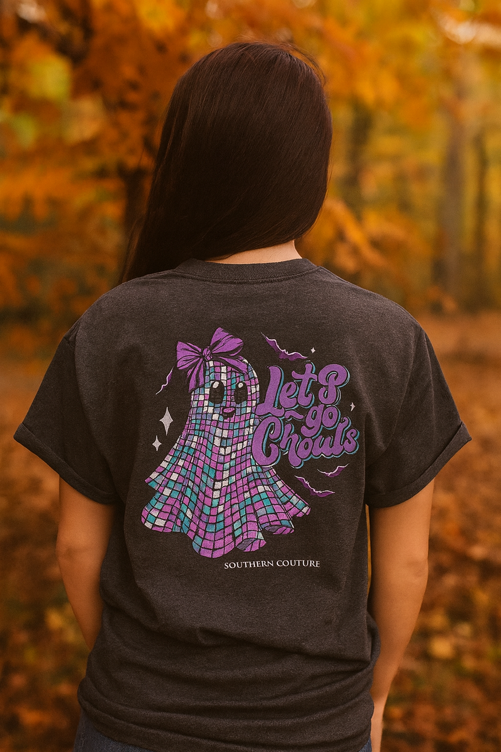 Southern Couture Classic Let's Go Ghouls Fall T-Shirt - SimplyCuteTees