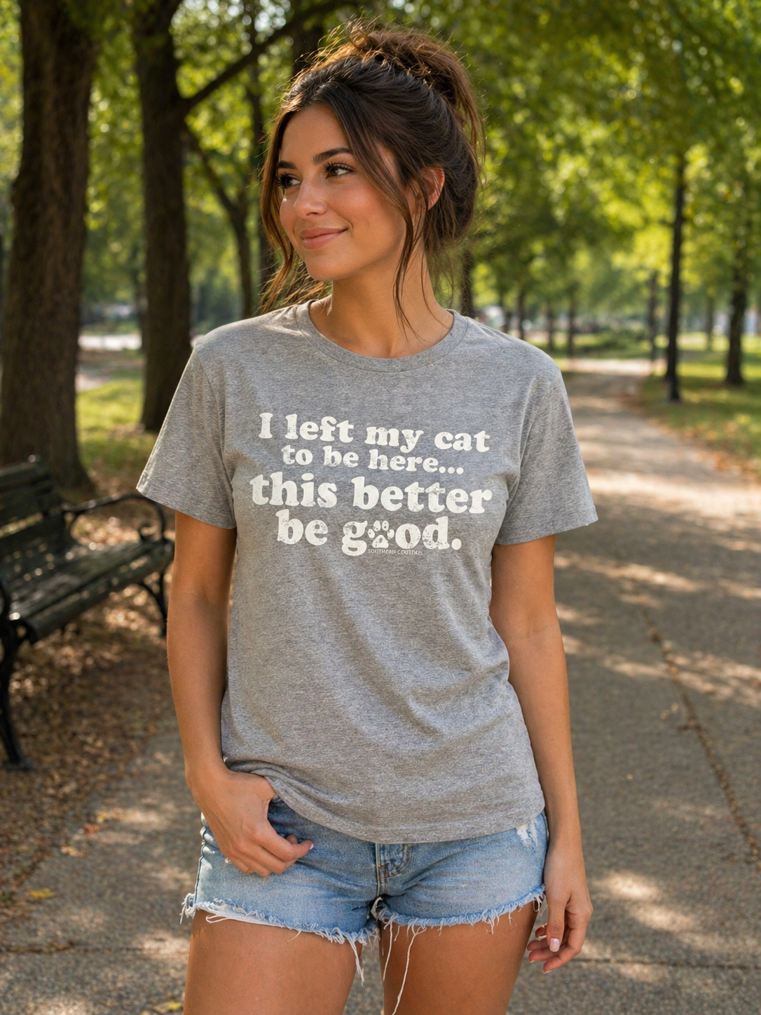 Southern Couture Soft Better Be Good Cat T-Shirt