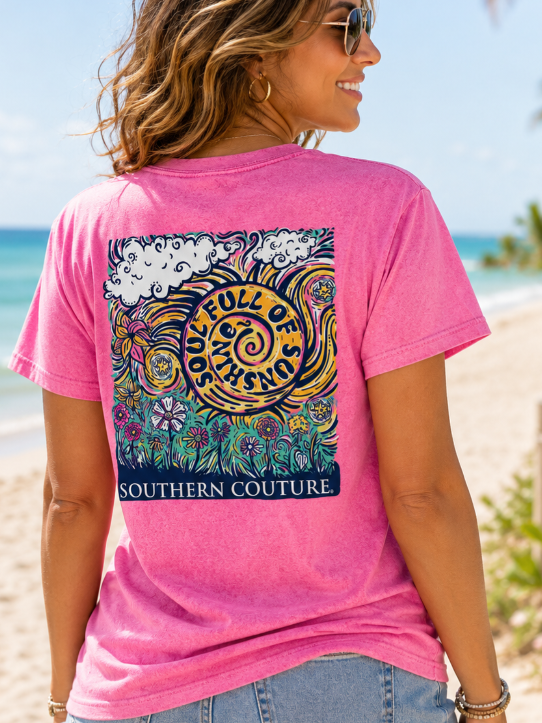Southern Couture Soul Full Of Sunshine Comfort Colors T-Shirt