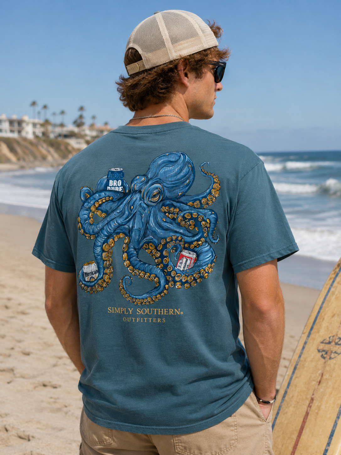 Simply Southern Merican Dude Octopus Unisex T-Shirt