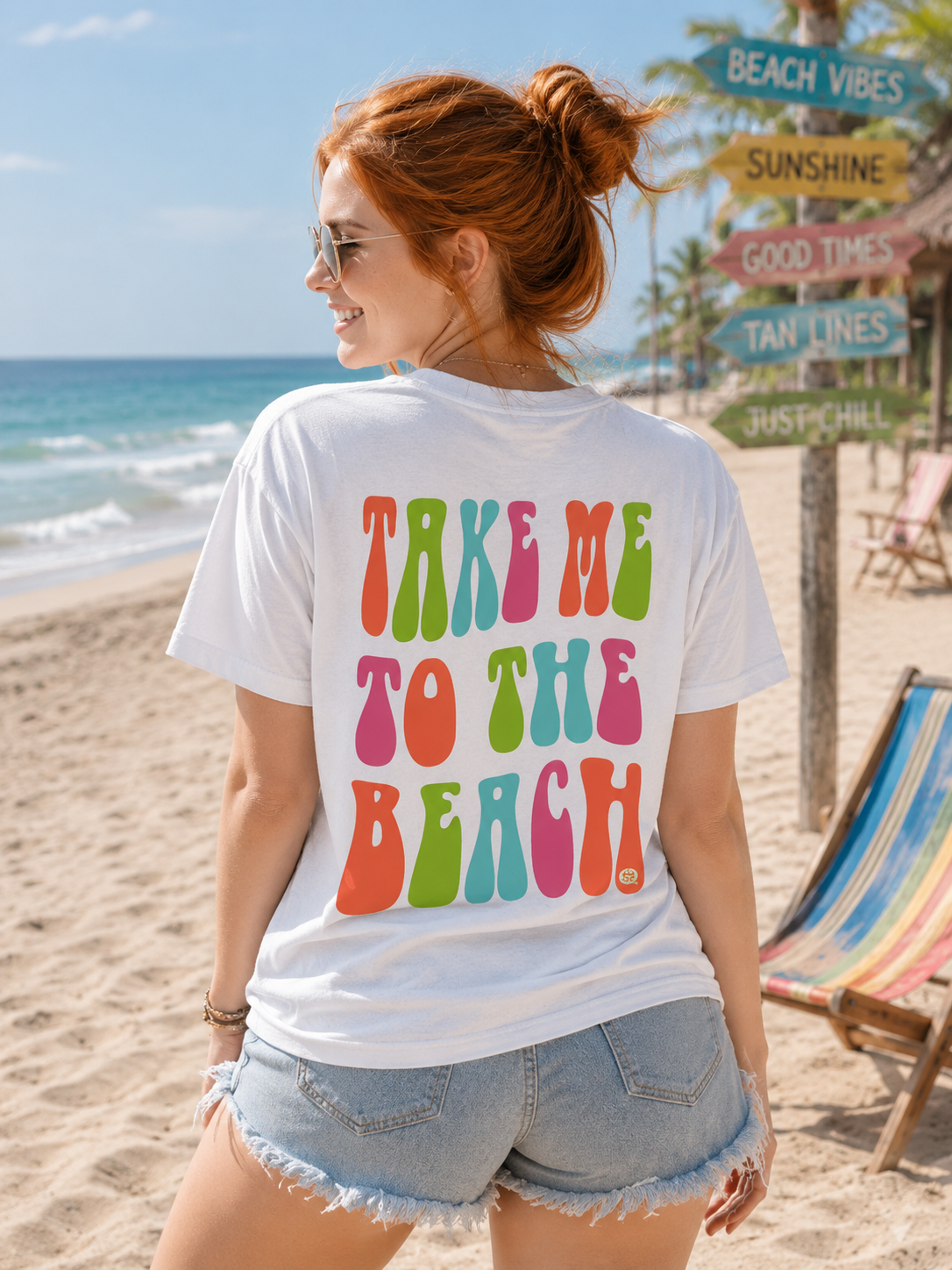 Girlie Girl Originals Take Me To The Beach T-Shirt