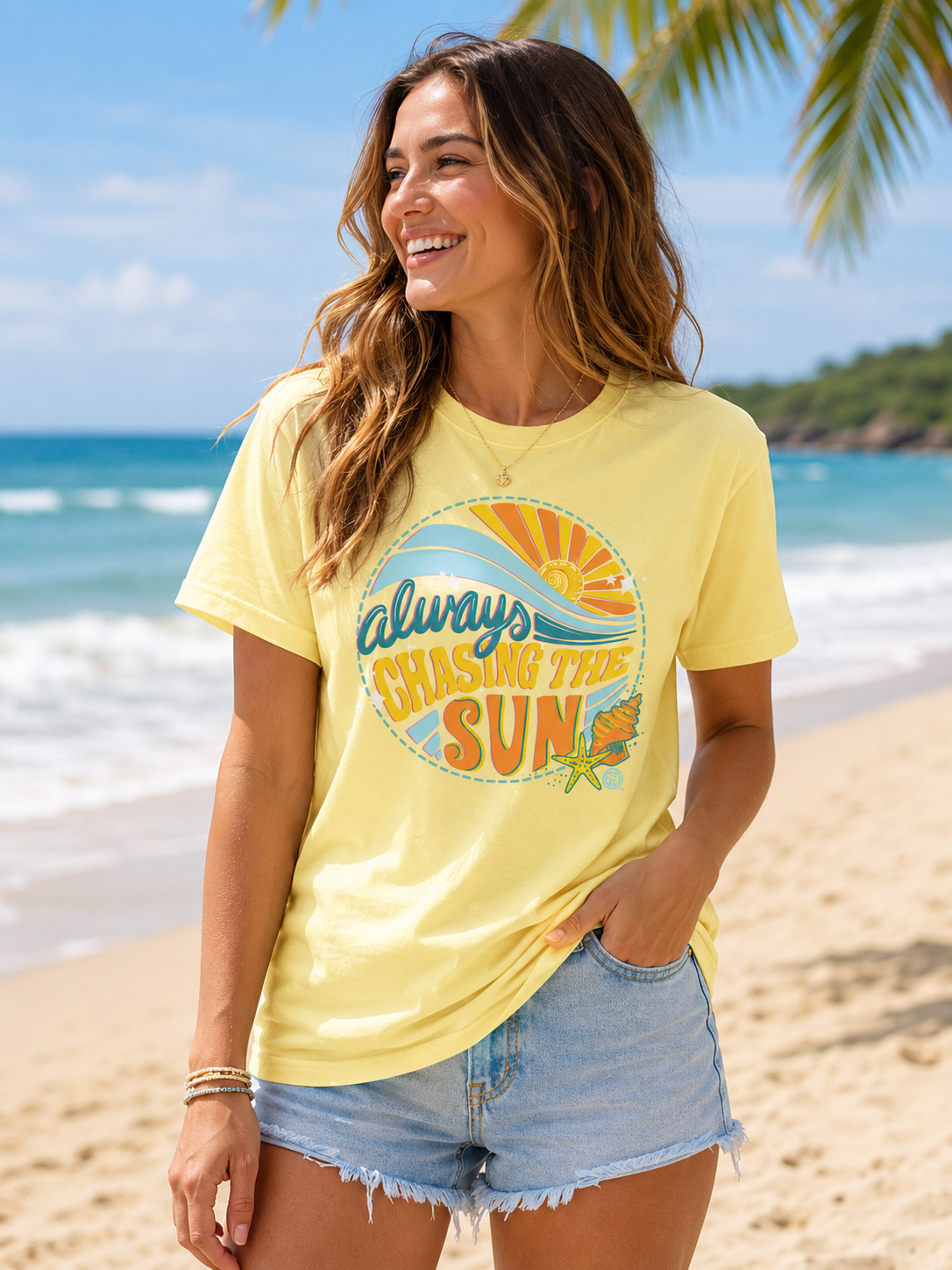 Girlie Girl Originals Chasin The Sun T-Shirt